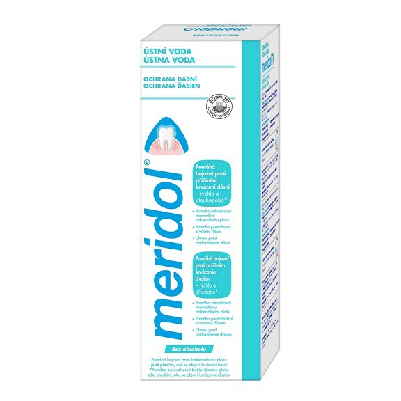 Meridol Ustní voda 400ml/bez alkoholu | Kosmetické a dentální výrobky - Dentální hygiena - Ústní vody Meridol Ustní voda 400ml/bez alkoholu | Kosmetické a dentální výrobky - Dentální hygiena - Ústní vody